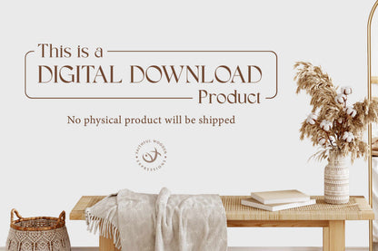 Fruit of the Spirit Print: Christian Scripture, Modern Kitchen Art (Digital Download)