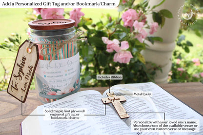 Bible Verse Jar for Christian Prayer and Encouragement