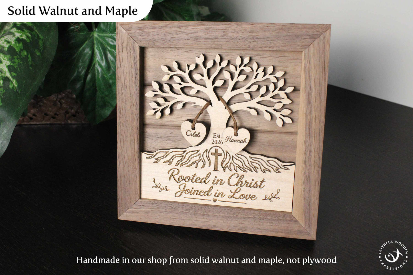 Personalized Wooden Sign for Couples, a Meaningful Wedding, Engagement, Anniversary, or Bridal Shower Gift