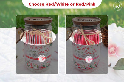 Faith Based Love Jar – Christian Bible Verse Jar for Marriage Relationship or Wedding Gift