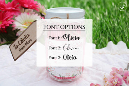 Christian Scripture Love Jar – Bible Verse Encouragement Gift for Wife Girlfriend or Faith Based Valentine Gift