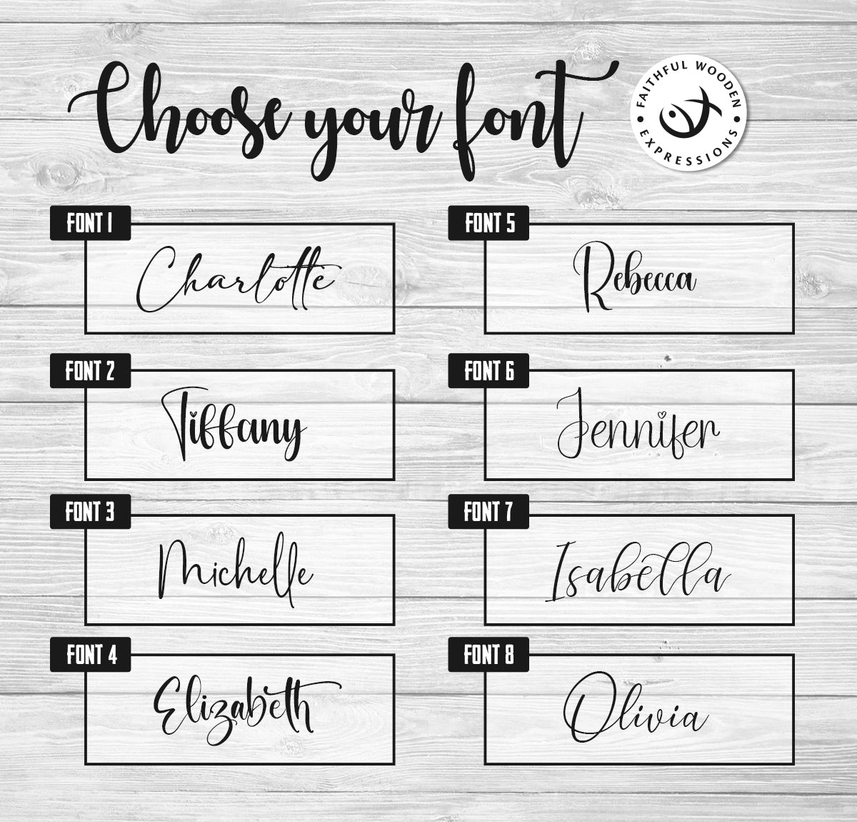 Personalized Birth Month Flower Bookmark