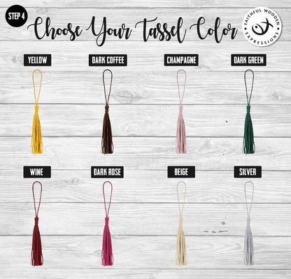 Personalized Birth Month Flower Bookmark