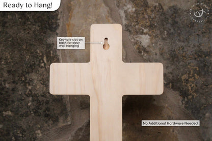 Personalized Baptism Cross Engraved With Name