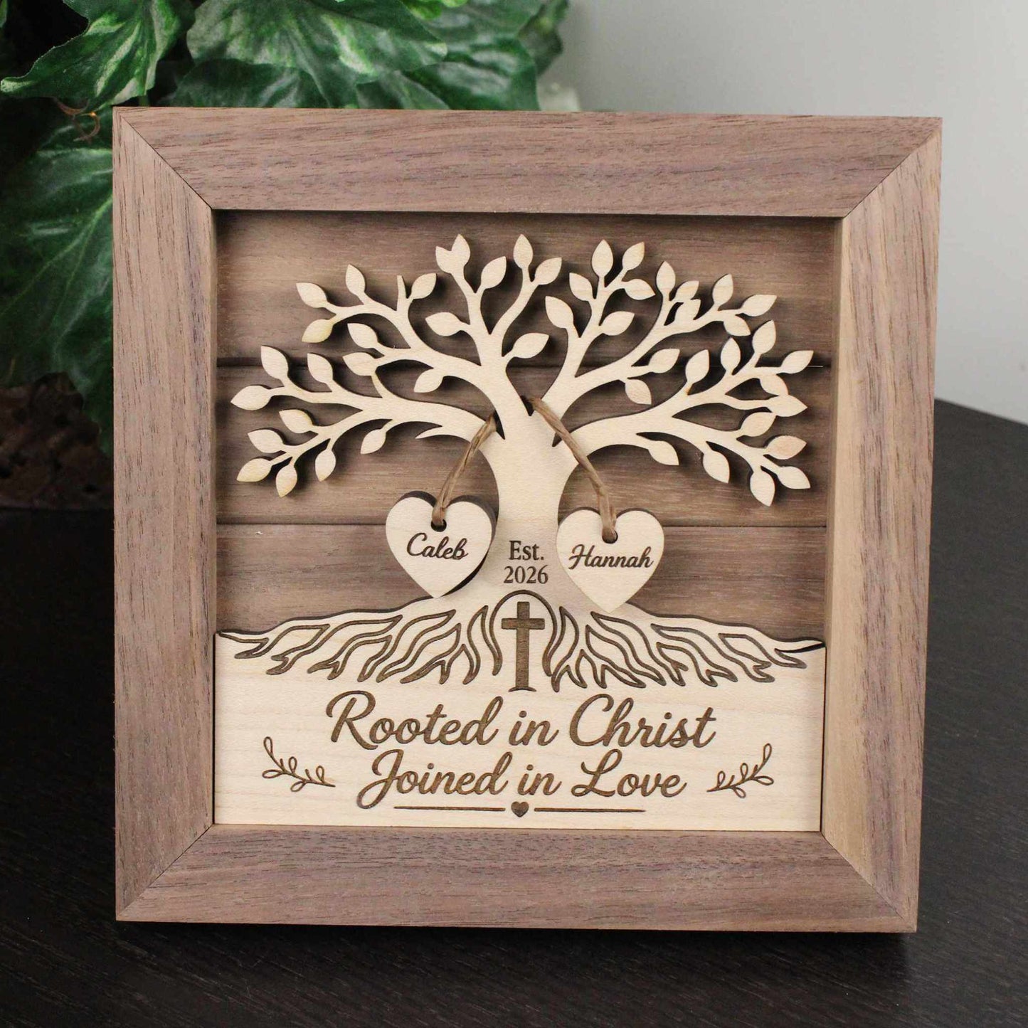 Personalized Wooden Sign for Couples, a Meaningful Wedding, Engagement, Anniversary, or Bridal Shower Gift